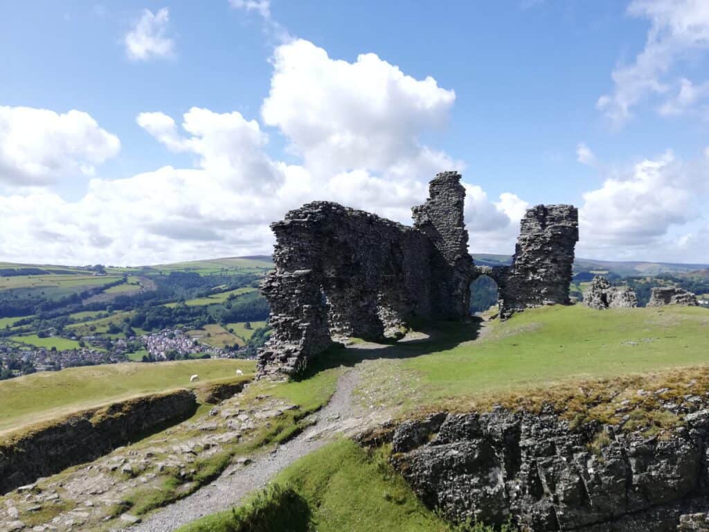 Castell Dinas Brân in Llangollen, Wales