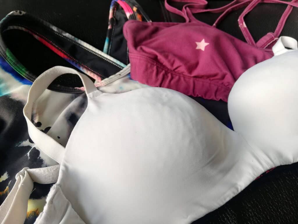 Selection of different bras