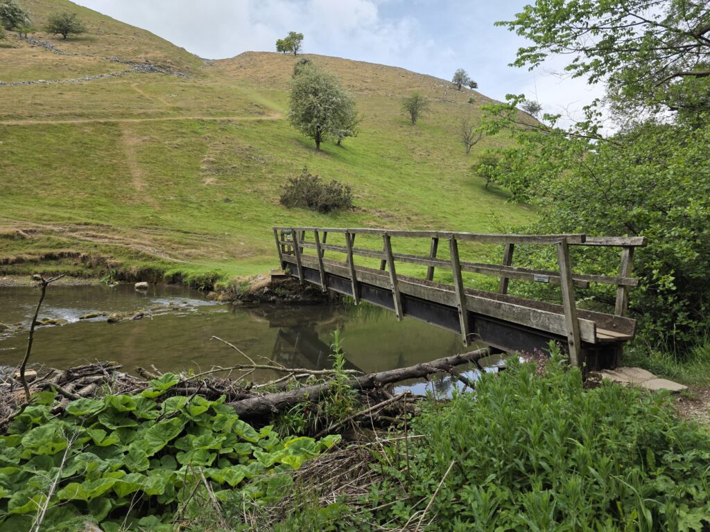 Ashbourne to Hartington in the dales.