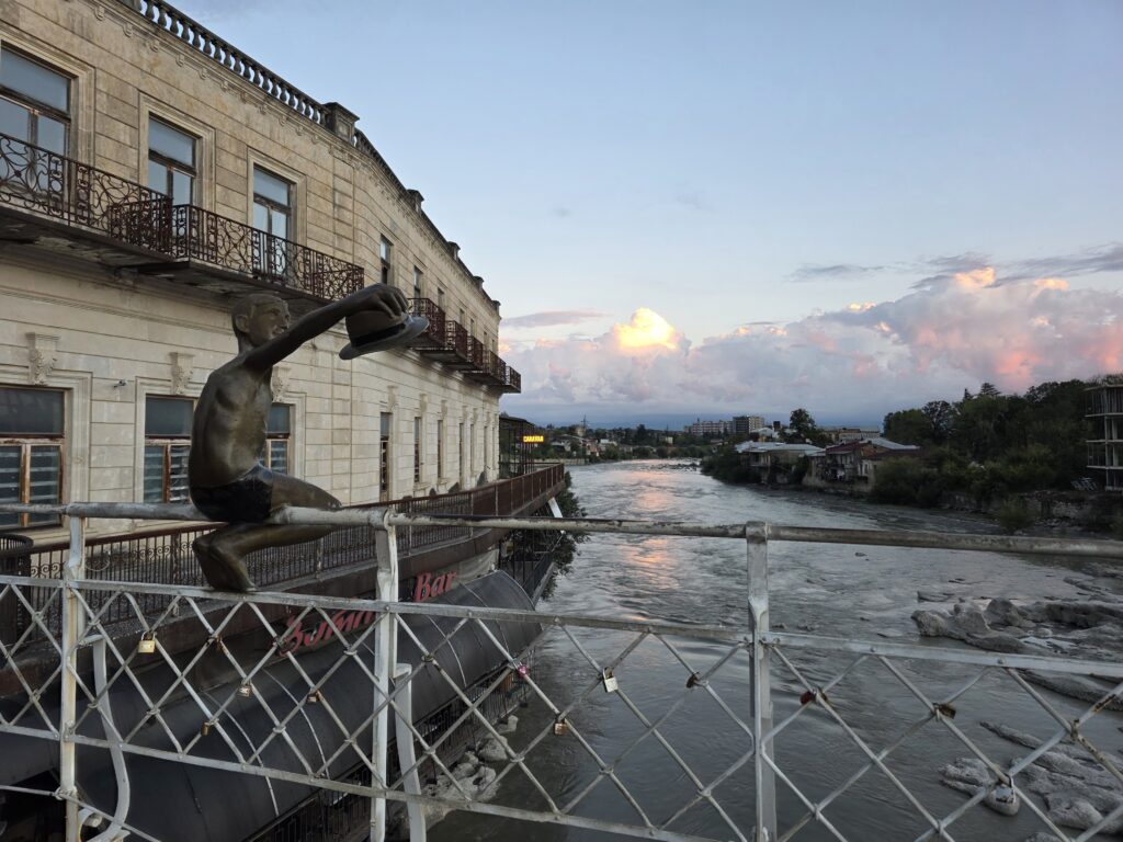 Sculpture in the city of Kutaisi.